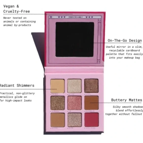 New Half Caked Pink and Brown Eyeshadow Palette - Picture 2 of 4